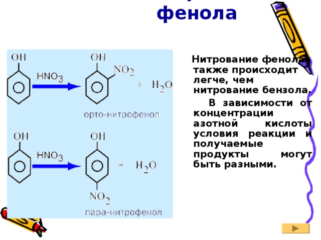 Белок концентрированная азотная кислота. Нитрование фенола механизм реакции. Нитрование фенола реакция. Нитрование фенола концентрированной азотной кислотой. Нитрование бензола механизм реакции.