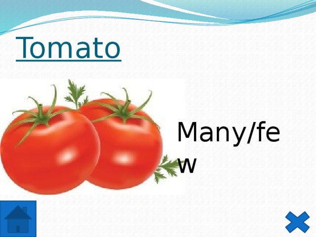 Tomato Many/few 