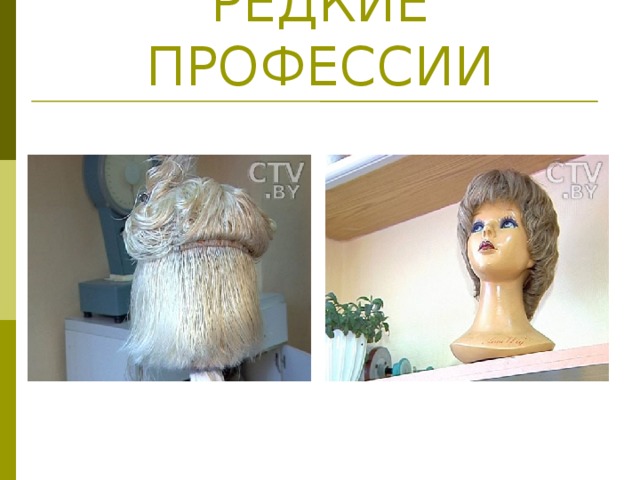 РЕДКИЕ ПРОФЕССИИ 