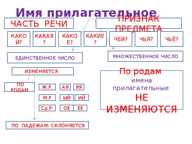 Какие имена прилагательные не изменяются по родам. Какие части речи изменяются по числам. Части неси изменяющиеся по родам. Имя прилагательное не изменяется по родам. Чей чья часть речи.