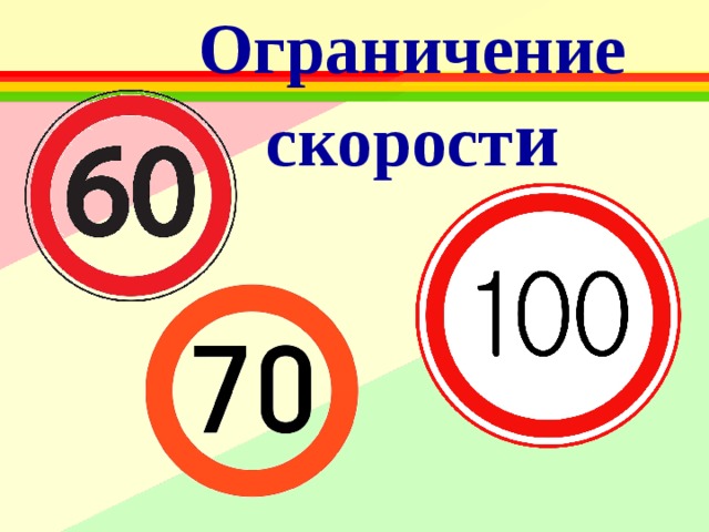 Ограничение скорост и