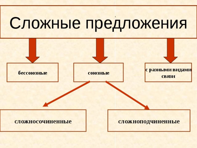 Сложноподчиненное предложение примеры и схемы 5 класс