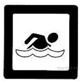 Какой знак можно встретить на берегу водоема. Разрешающие знаки для плавания. Плывущий человек знак. Знак плывущий человек в квадрате. Разрешающие знаки у водоема.