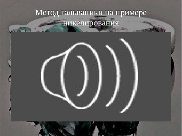 Метод гальваники на примере никелирования 