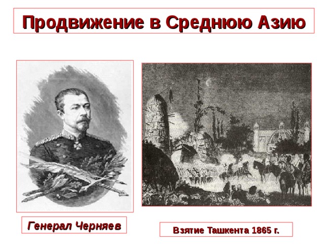 Продвижение в Среднюю Азию Генерал Черняев Взятие Ташкента 1865 г. 