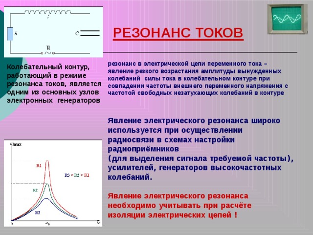 Презентация акустический резонанс