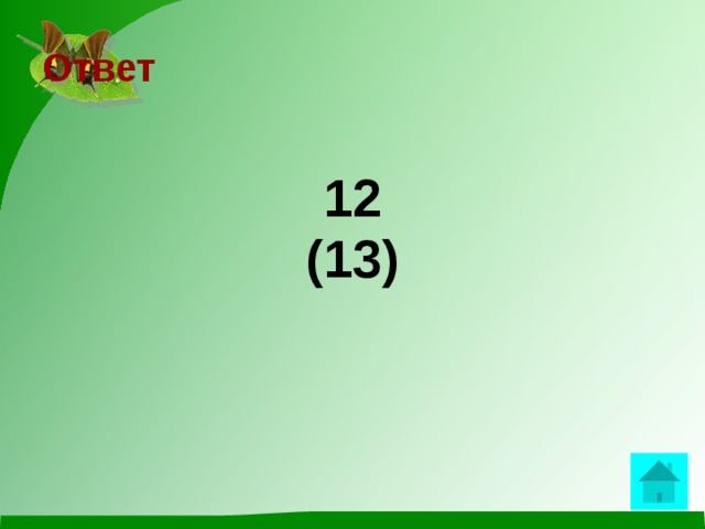 Ответ 12 (13)  
