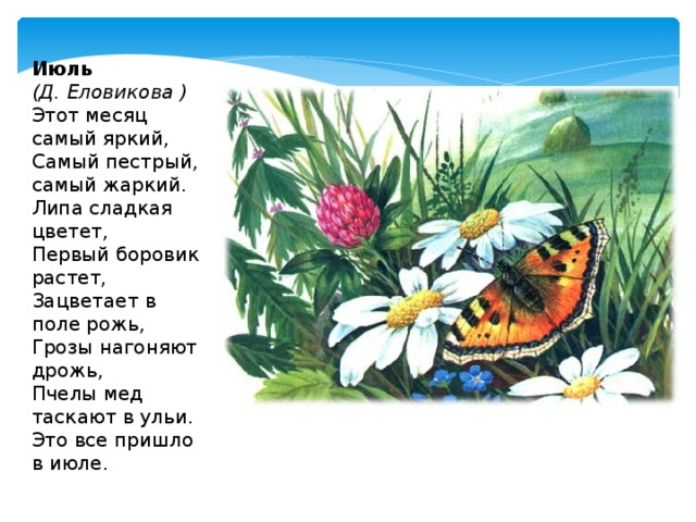 Презентация лето красное