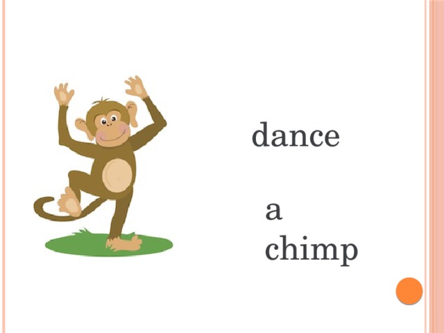 A chimp can sing