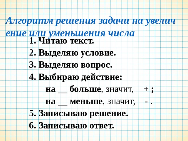 Располагать задачи. Алгоритм решения простой задачи тремя способами. Алгоритм ответа на вопрос. 8.Вспомни алгоритм решение. Алгоритм решения б ж у.