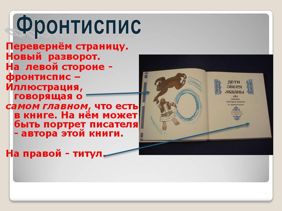 Рисунок в начале книги или главы