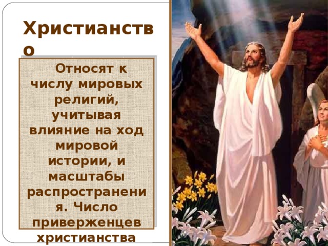 сообщение христианство мировая религия