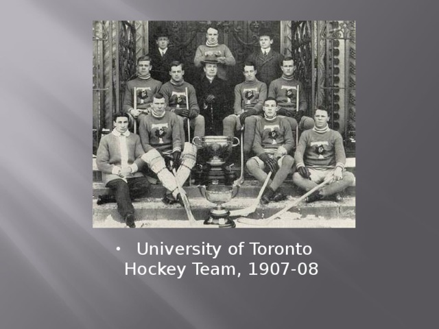 University of Toronto Hockey Team, 1907-08  