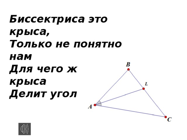 Биссектриса это крыса