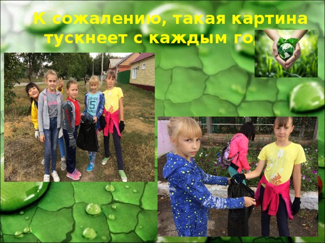 К сожалению, такая картина тускнеет с каждым годом. 