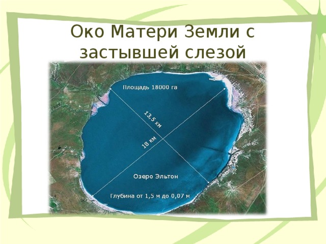 Озера на карте