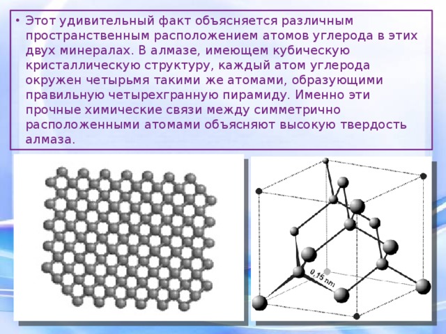 Графит вещество молекулярного строения