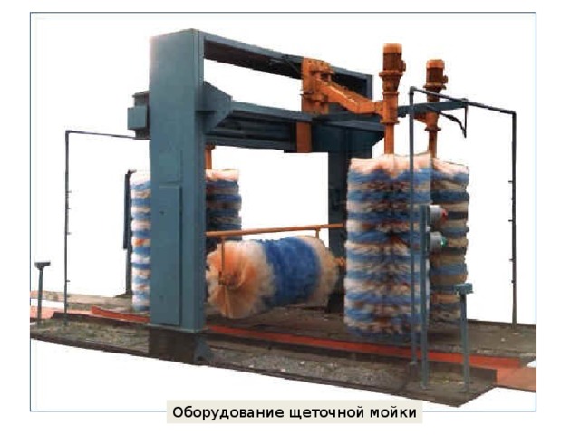 Оборудование щеточной мойки 