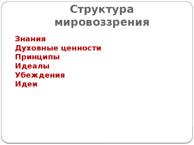 Словосочетание нормы знания поступки мировоззрение ценности самосознание