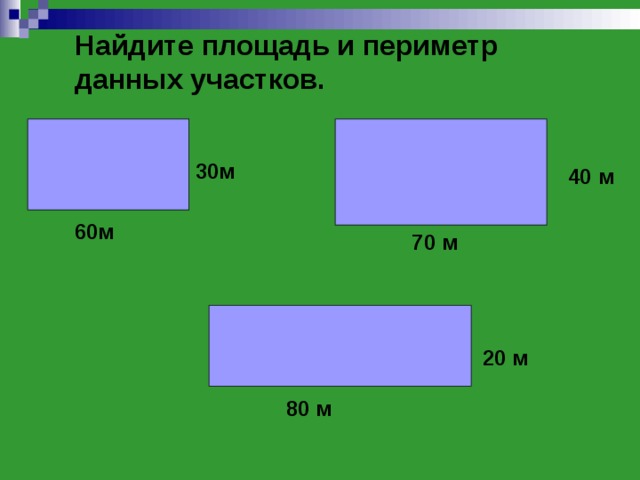 Найдите периметр данных фигур. Периметр участка. Периметр и площадь участка. Как найти периметр и площадь участка. Как найти площадь и периметр.