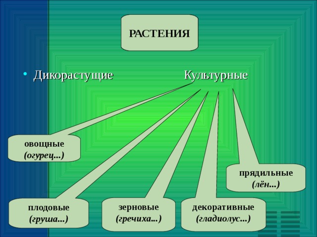 Дикорастущие и культурные растения 2 класс технологическая карта