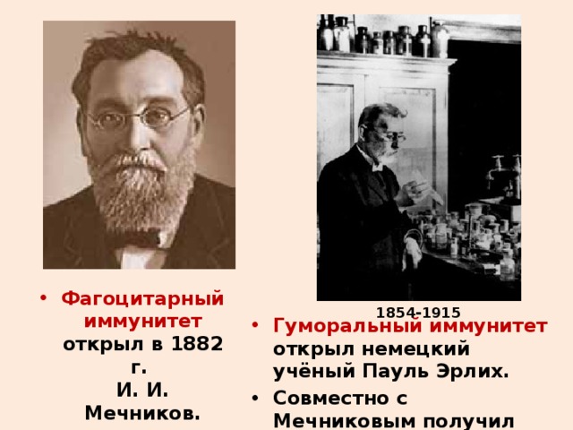 Мечников открыл иммунитет