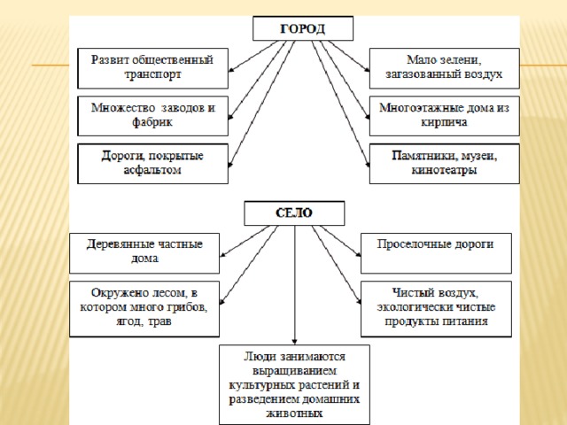 Организация в сельской местности. Городской и сельский образ жизни. Образ жизни сельского и городского жителя. Сравните городской и сельский образ жизни. Сравнение городской и сельской местности.