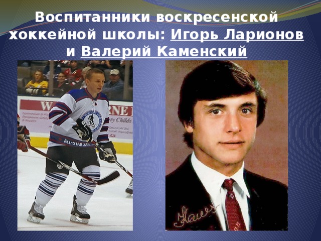 Валерий Каменский НХЛ