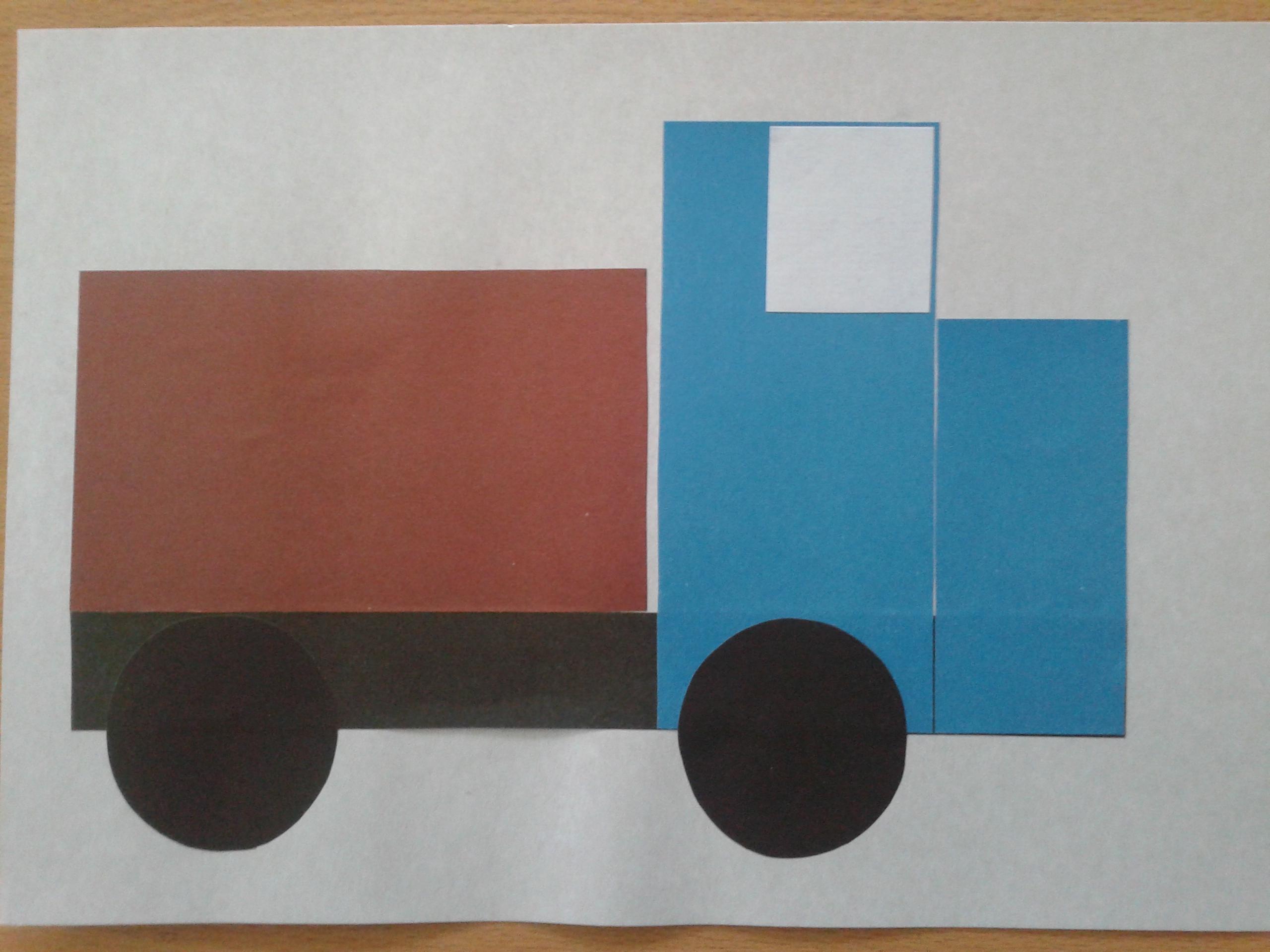 Технология грузовик. Аппликация грузовик. Машинка из цветной бумаги. Aппликация "машинки". Аппликации для детей машинки.