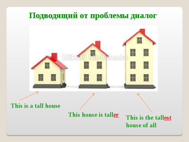 House dialogue. Подводящий от проблемы диалог. This is a дом this is a House. Разница между Tall и High в английском. Tall or High House.