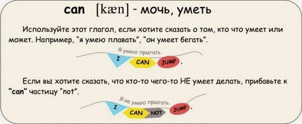 Глагол can презентация