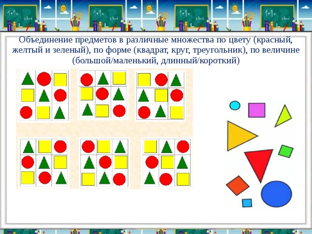 Предмет математические представления