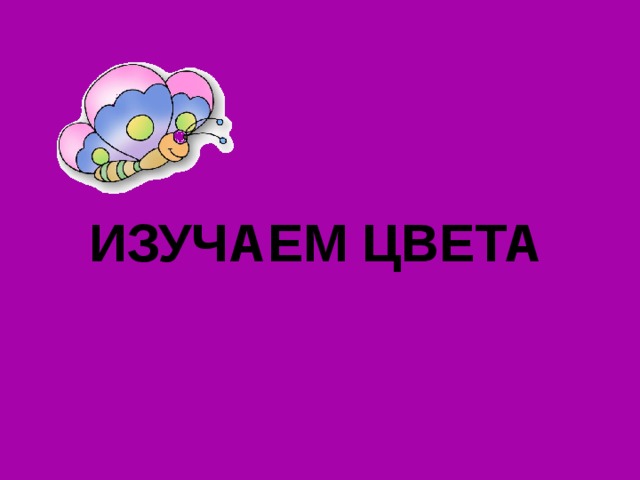 ИЗУЧАЕМ ЦВЕТА 