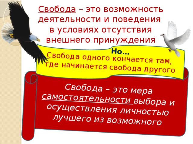 Заканчивается там где начинается свобода другого