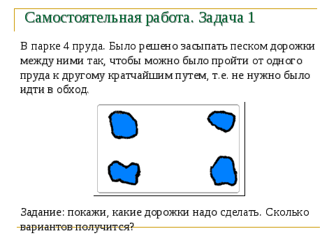 Задача про парк