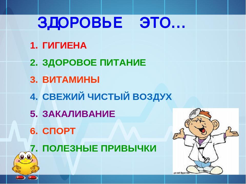 Готовый проект по теме здоровый образ жизни