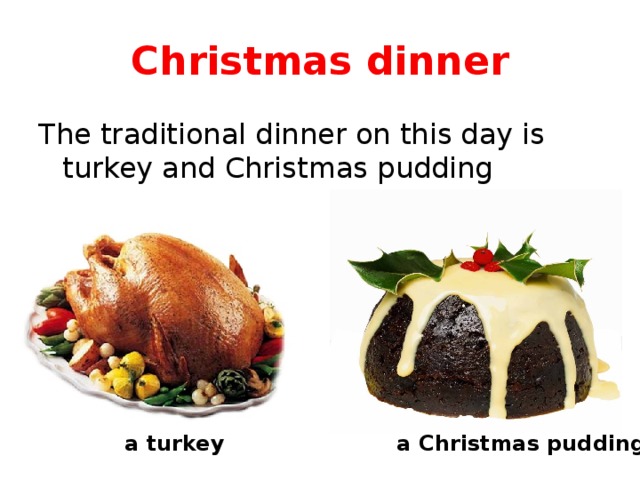 Turkey and Pudding
