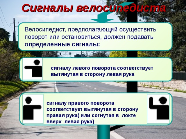 Безопасное поведение на дорогах велосипедистов и водителей мопедов обж 8 класс