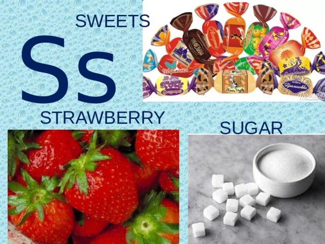 SWEETS Ss STRAWBERRY SUGAR 