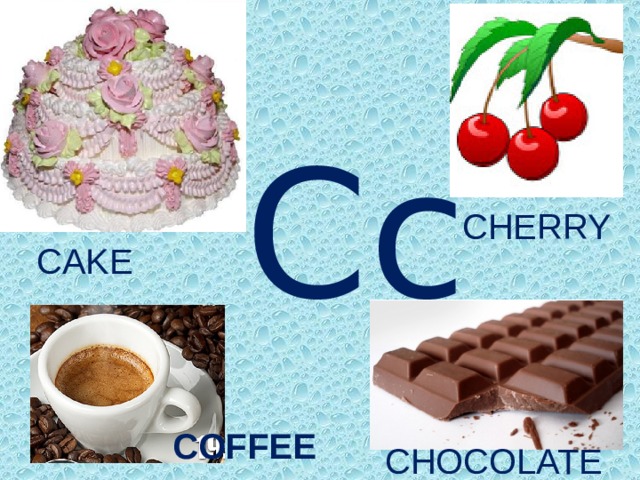 Cc CHERRY CAKE COFFEE CHOCOLATE 