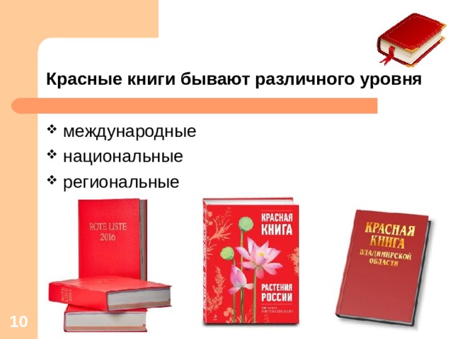 Книга ивановская область. Красные книги различных уровней. Красные книги бывают. Виды красных книг. Красные книги бывают: международные, национальные; региональные..