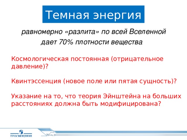 Современные проблемы астрономии презентация