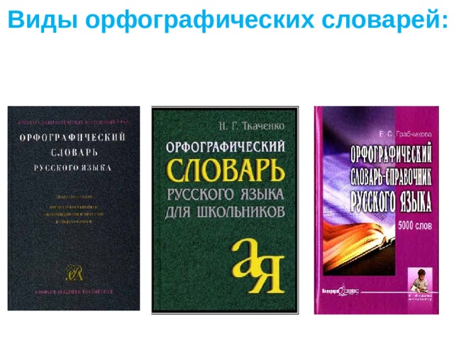 Вид орфографического словаря. Разновидности орфографических словарей. Предки по словарю Ожегова.