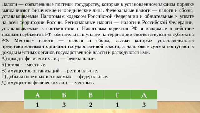 Обязательные платежи государству