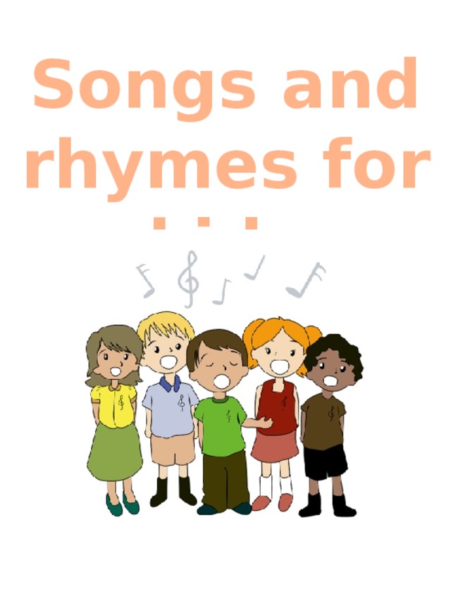 “The importance of using songs and rhymes in teaching English at ...