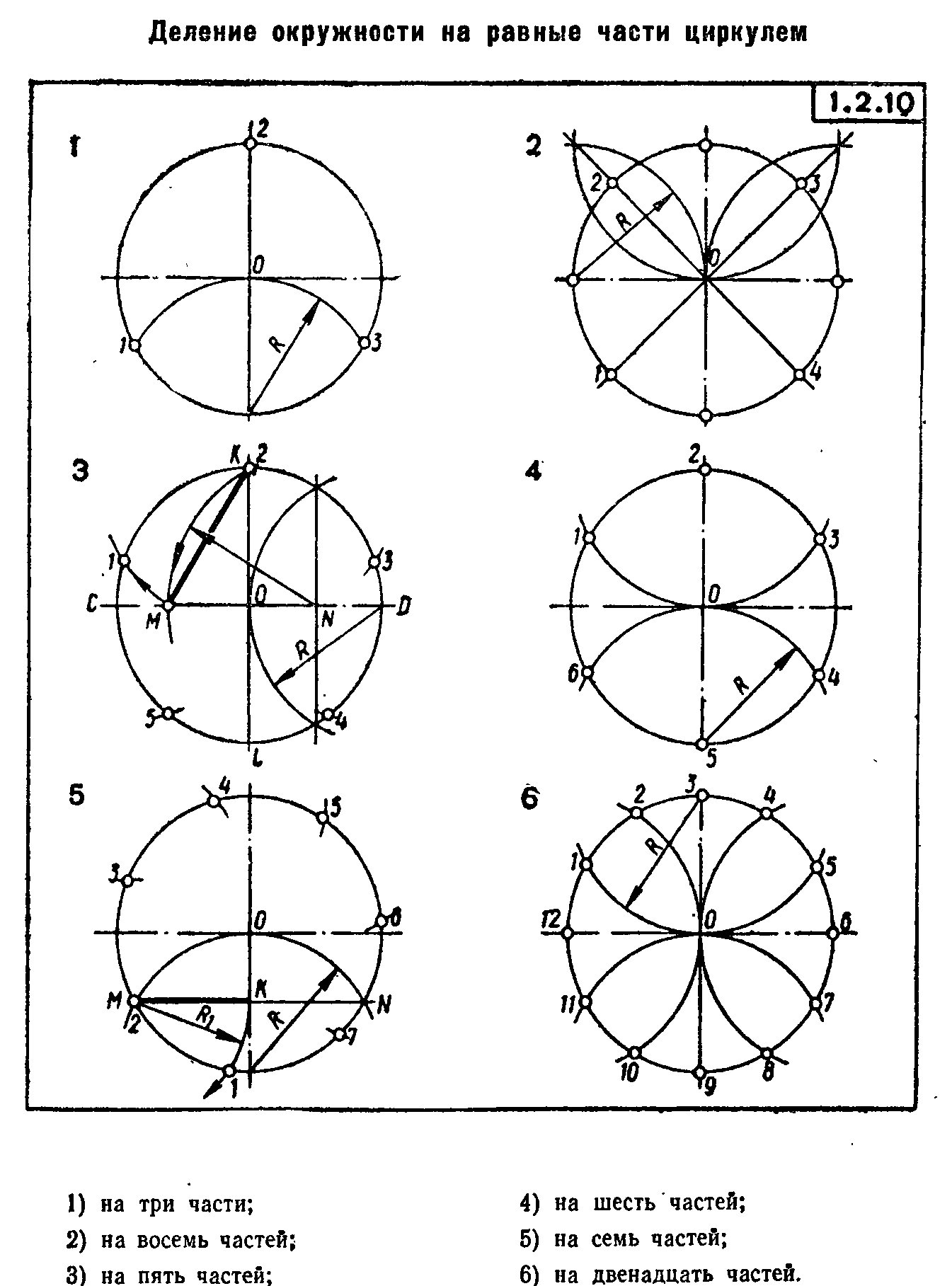 Как с помощью циркуля разделить окружность на 3. Как поделить окружность на 3 части с помощью циркуля. Разделить окружность на 8 равных частей циркулем. Деление круга на равные части с помощью циркуля. Делить круг на 6