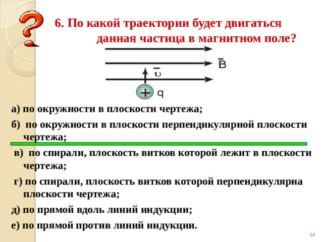 Тест по теме "Магнитное поле"
