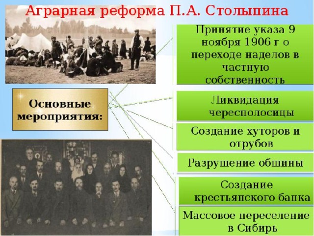 Автором проекта аграрной реформы стал