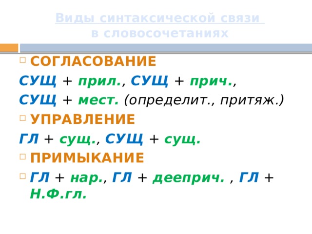 Словосочетание прил сущ. Управление гл сущ. Согласование мест+сущ. Сущ мест словосочетание. Согласование сущ и прил.