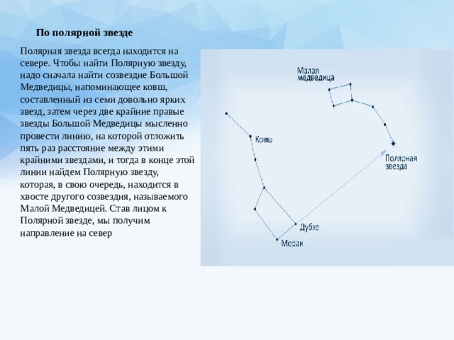 С какой горы можно увидеть полярную звезду